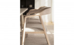 Byt till bild nr 4 (DILLON Karmstol Vitpig Ek/Beige)