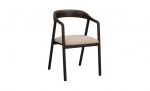 Byt till bild nr 1 (DILLON Karmstol Brun Ek/Beige)