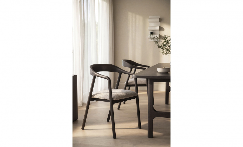 Bild nr 2 (DILLON Karmstol Brun Ek/Beige)