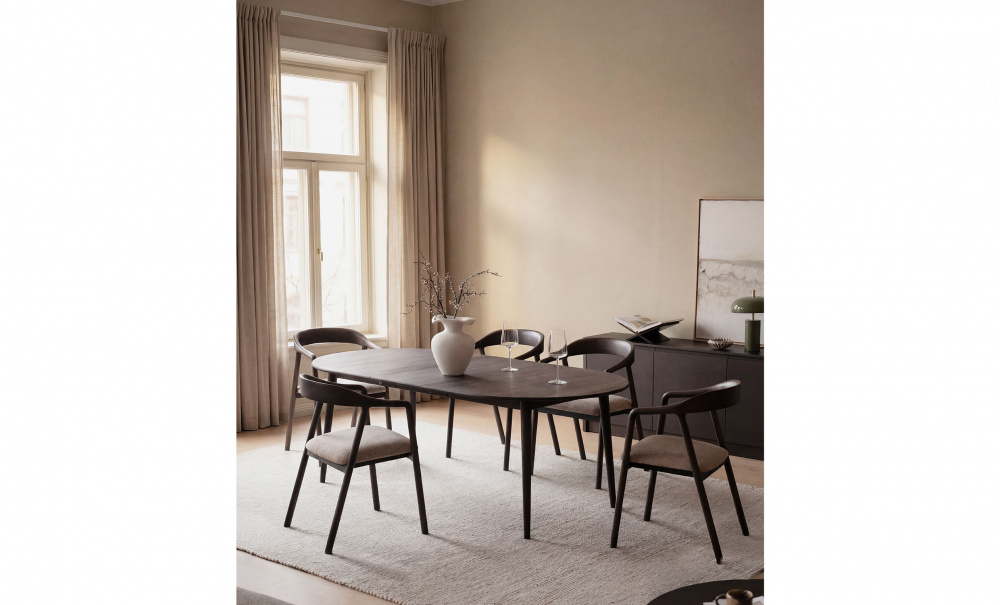 Bild nr 3 (DILLON Karmstol Brun Ek/Beige)