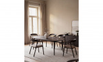 Byt till bild nr 3 (DILLON Karmstol Brun Ek/Beige)