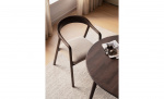 Byt till bild nr 4 (DILLON Karmstol Brun Ek/Beige)