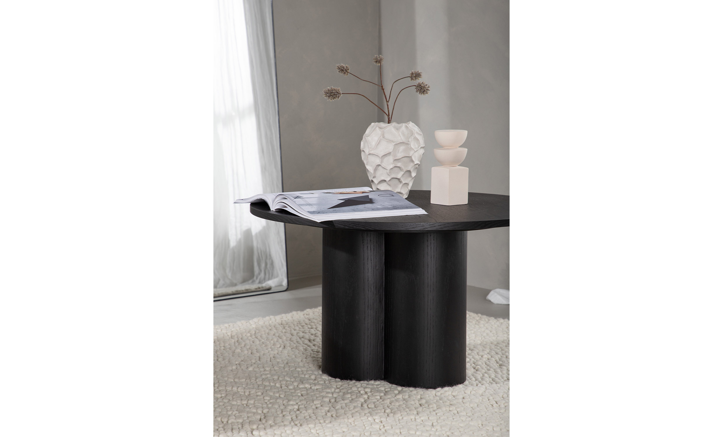 NOOR Soffbord 80 Svart