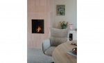 Byt till bild nr 3 (FRESNO Karmstol Beige, Metall Brun)