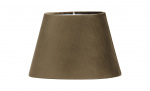 OVAL Lampskärm Sammet Brun