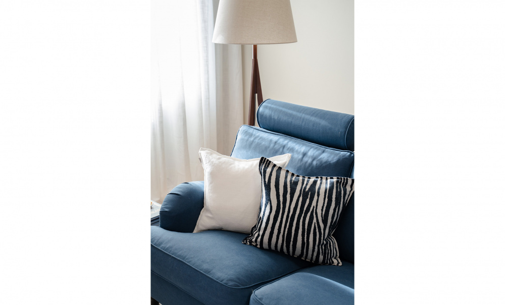 MARTY Kuddfodral 45x45 Blgr i gruppen Mattor & Textil / Prydnadskuddar / Kuddfodral hos SoffaDirekt.se (1555-47-188)