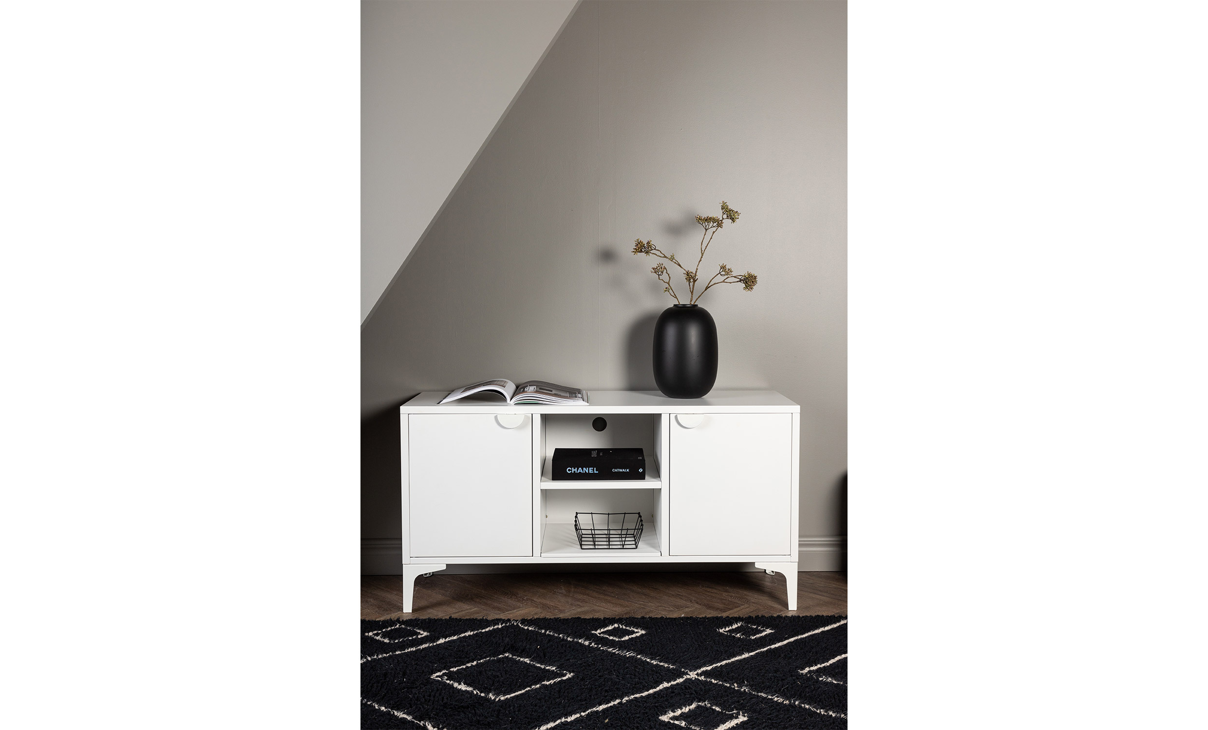 BRITT TV-bnk 120 Vit