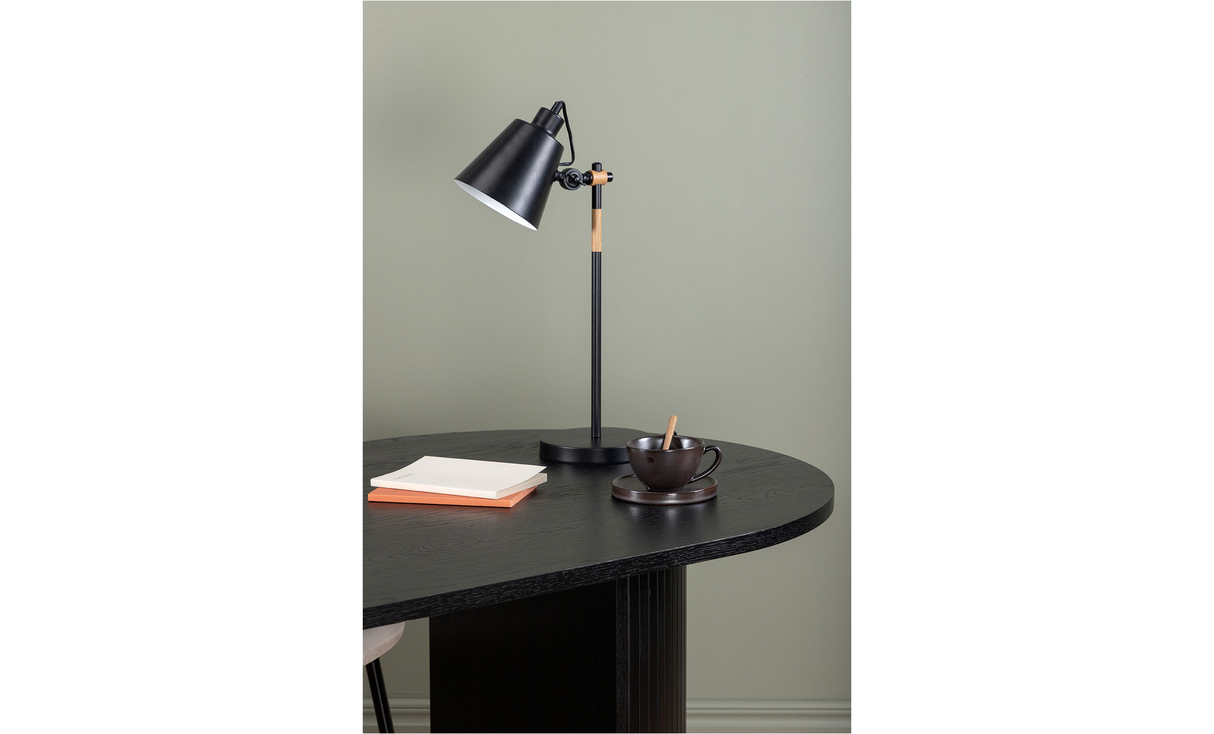 DUNI Bordslampa Svart