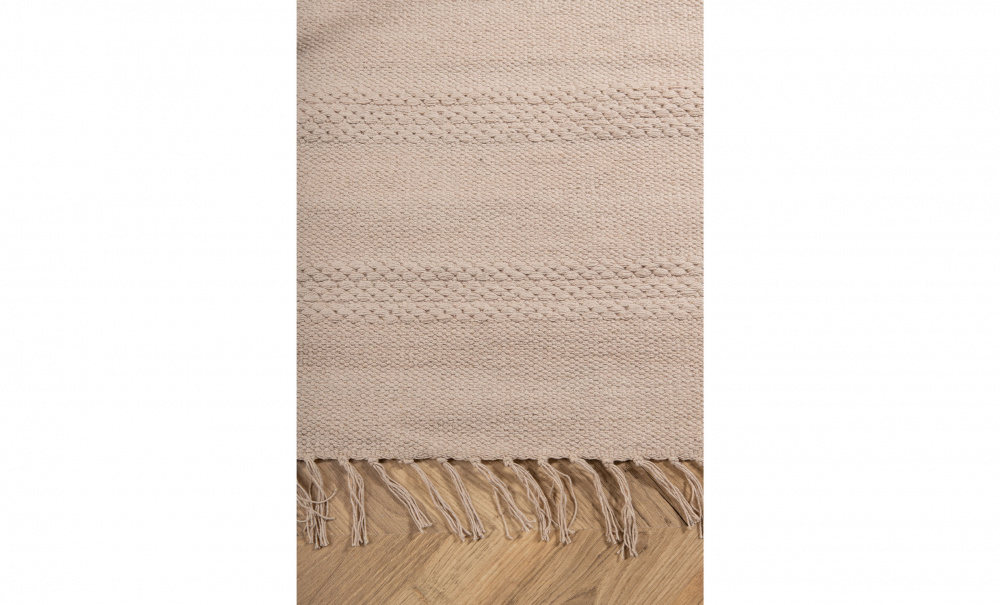 HARRIET Bomullsmatta 200x300 Beige i gruppen Mattor & Textil / Mattor / Bomullsmattor hos SoffaDirekt.se (15692-695)