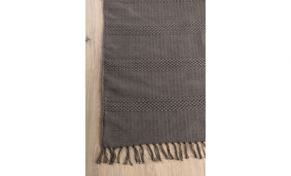 HARRIET Bomullsmatta 160x230 Gr i gruppen Mattor & Textil / Mattor / Bomullsmattor hos SoffaDirekt.se (15693-555)
