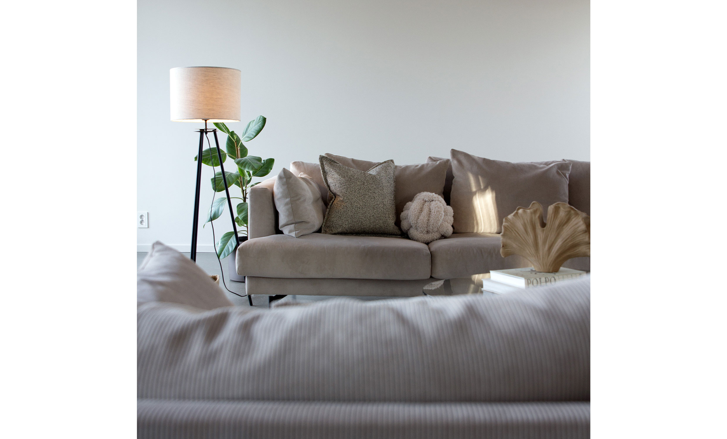 HELLA Kuddfodral 45x45 Beige