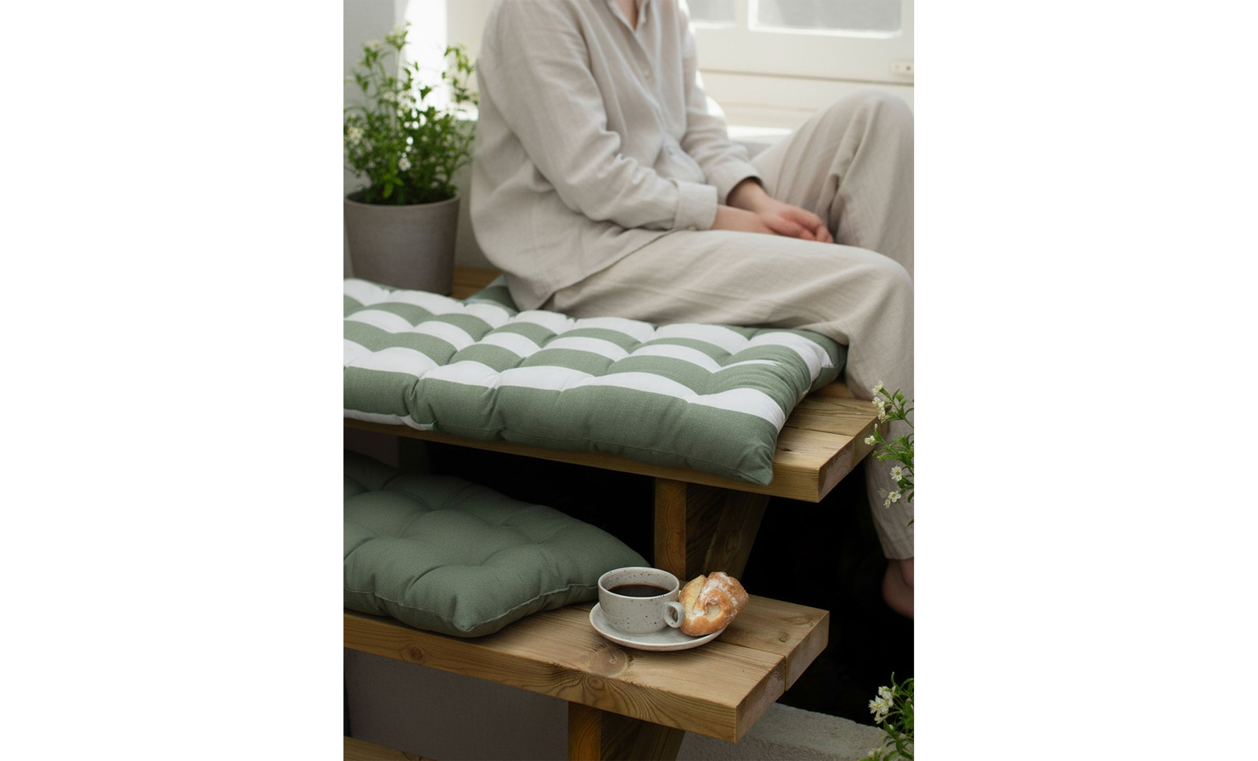 LOUISE Sittdyna 45x120 Gr�n