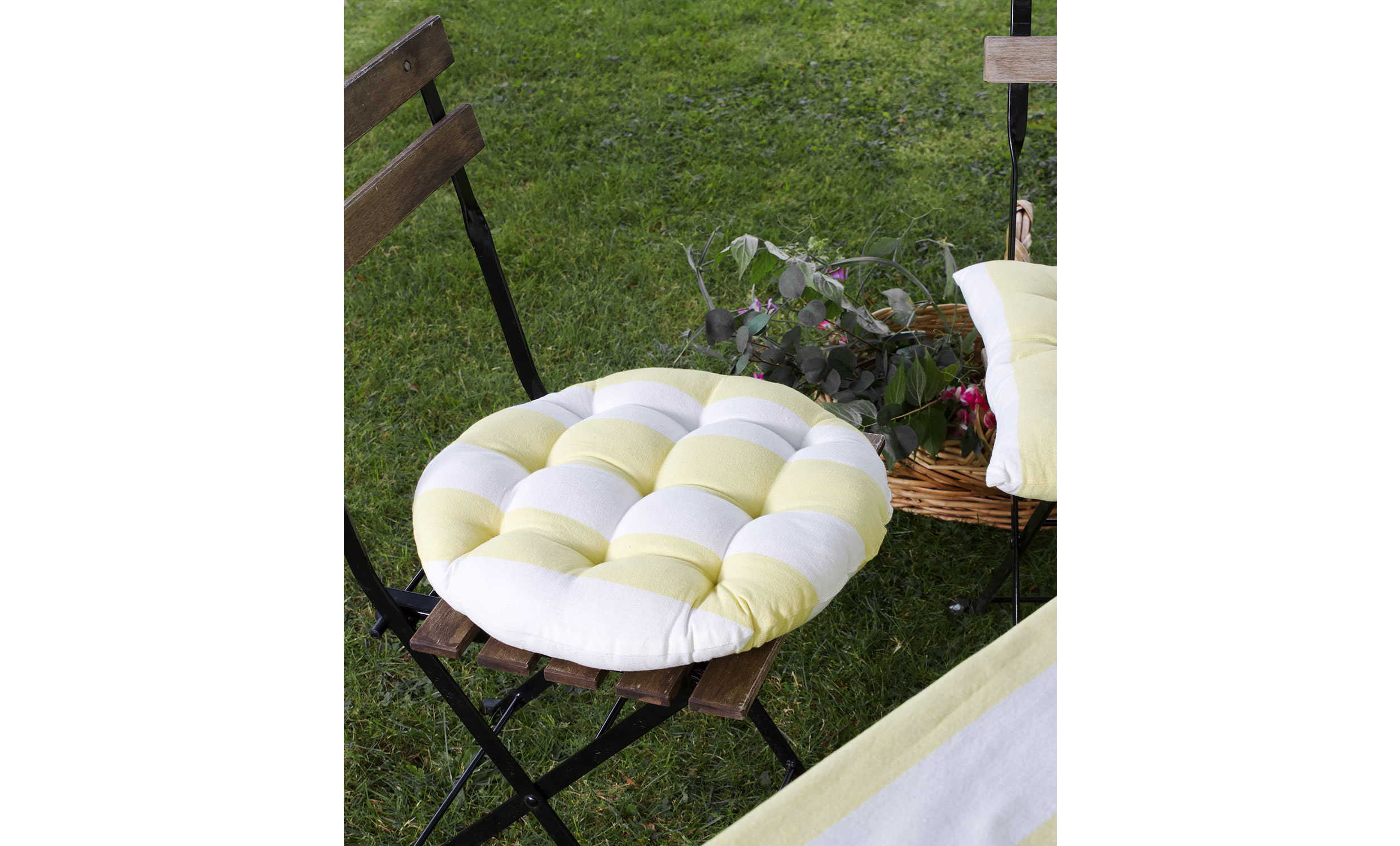 LOUISE Stolsdyna D40Gul