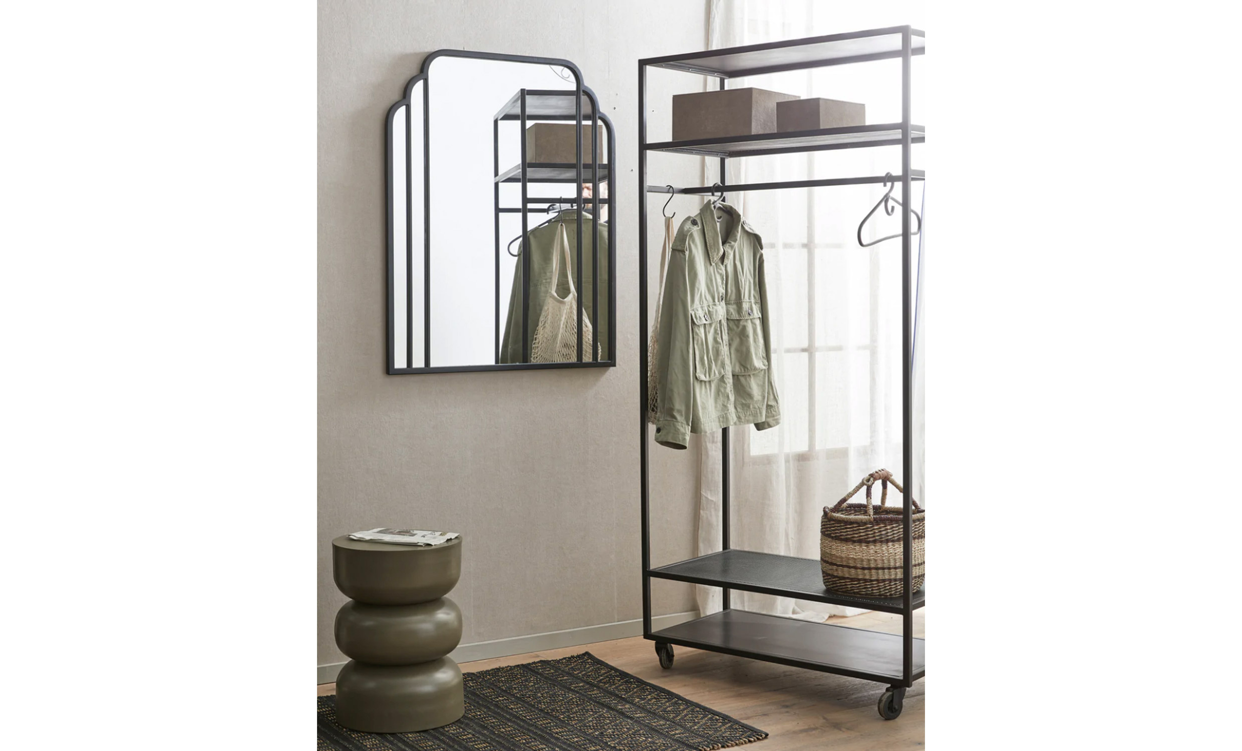 SKYLARK Spegel Svart S
