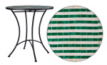Byt till bild nr 2 (VENICE Rand Bord 70 Offwhite/Grön)
