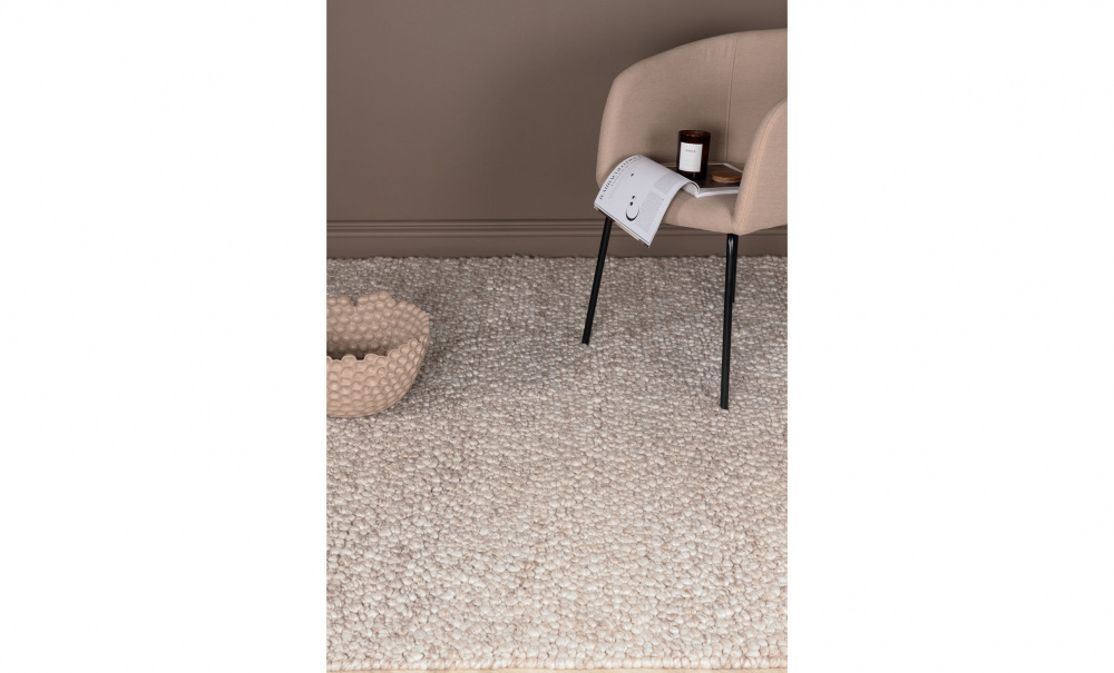 JONNA Ullmatta 200x300 Beige i gruppen Mattor & Textil / Mattor / Ullmattor & Rllakan hos SoffaDirekt.se (18037-330)