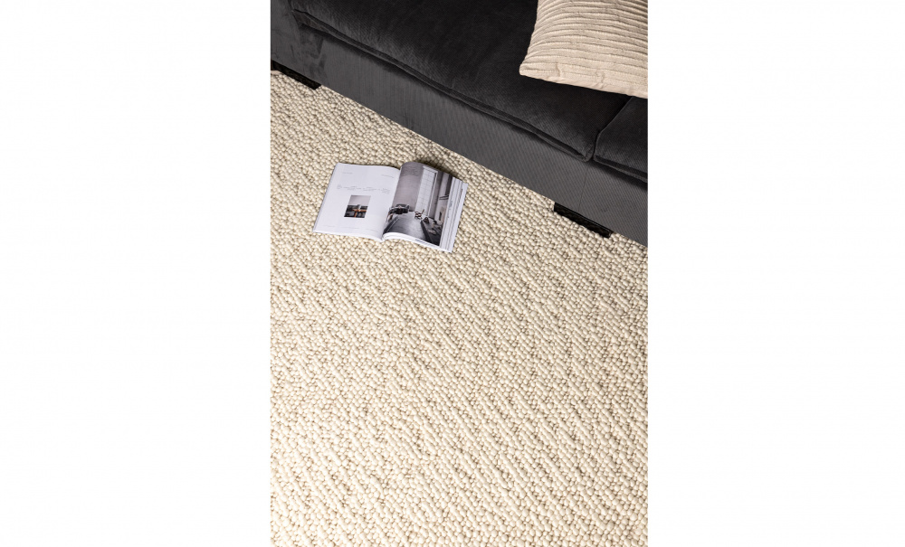 JONNA Ullmatta 200x300 Vit i gruppen Mattor & Textil / Mattor / Ullmattor & Rllakan hos SoffaDirekt.se (18137-330)