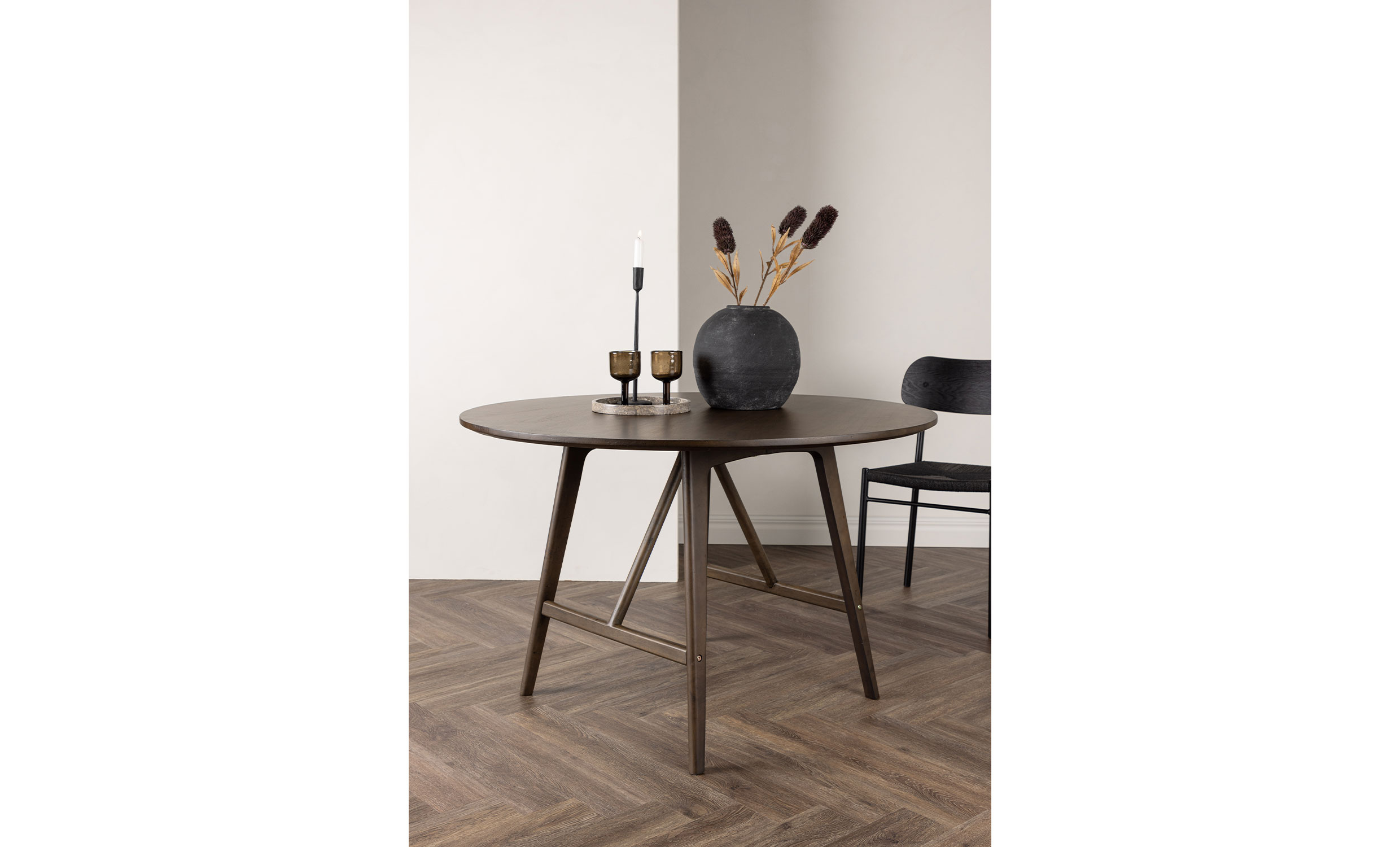 IRIS Matbord 100 Mrkbrun