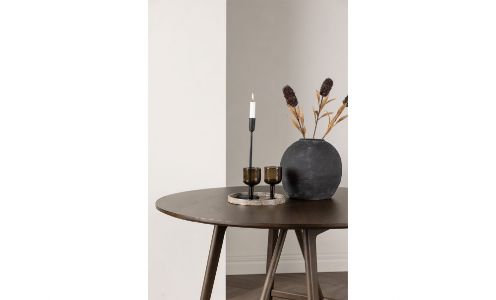 IRIS Matbord 100 Mrkbrun i gruppen Matplats / Bord / Matbord hos SoffaDirekt.se (19996-015)