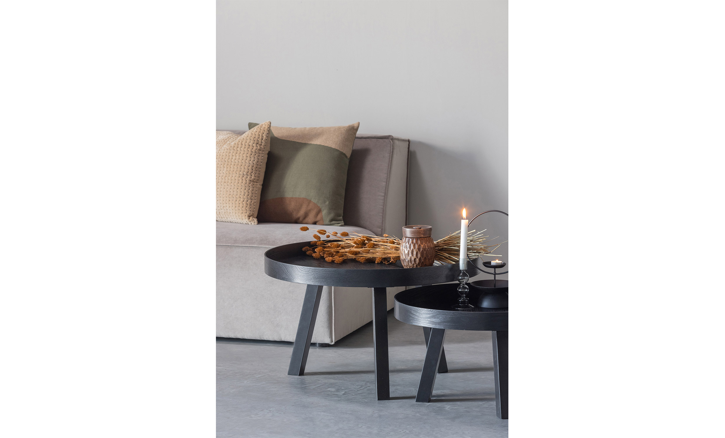 BEIRA Soffbord 76cm Svart