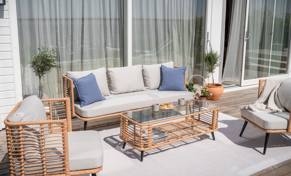 TORRE Loungegrupp Konstrotting i gruppen Utembler / Sittmbler / Loungembler hos SoffaDirekt.se (201250)