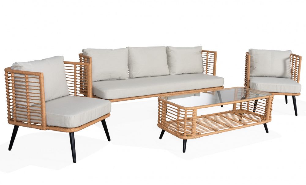 TORRE Loungegrupp Konstrotting i gruppen Utembler / Sittmbler / Loungembler hos SoffaDirekt.se (201250)