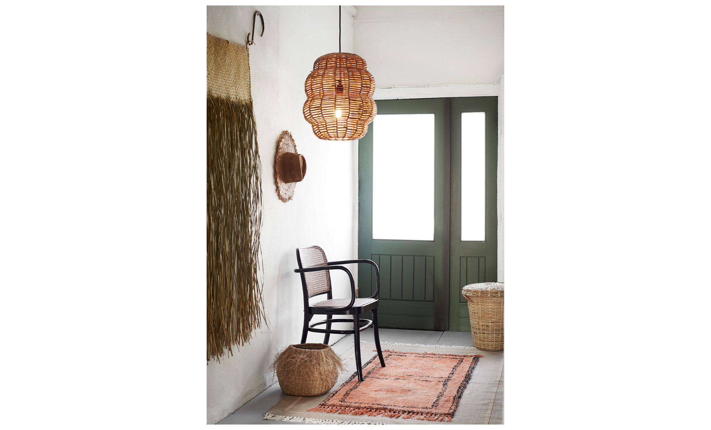 BAMBOO Taklampa Natur