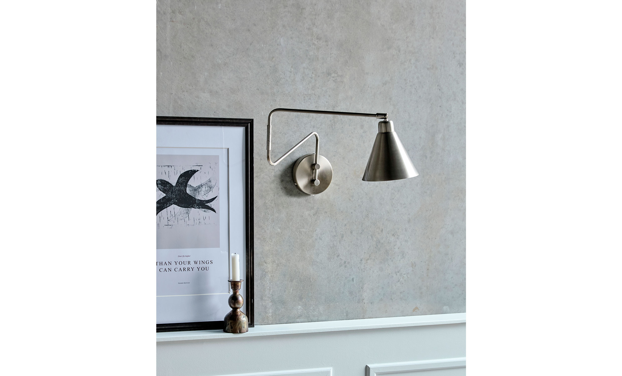 GAME V�gglampa L Borstat silverf�rg