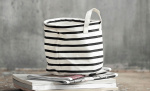 STRIPES Förvaring 20x20 Svart/Vit Byt till bild nr 2 (STRIPES Förvaring 20x20 Svart/Vit)