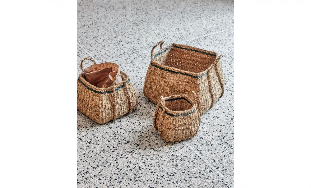 Bild nr 3 (LAINE Korg 3-set Natur/Svart)