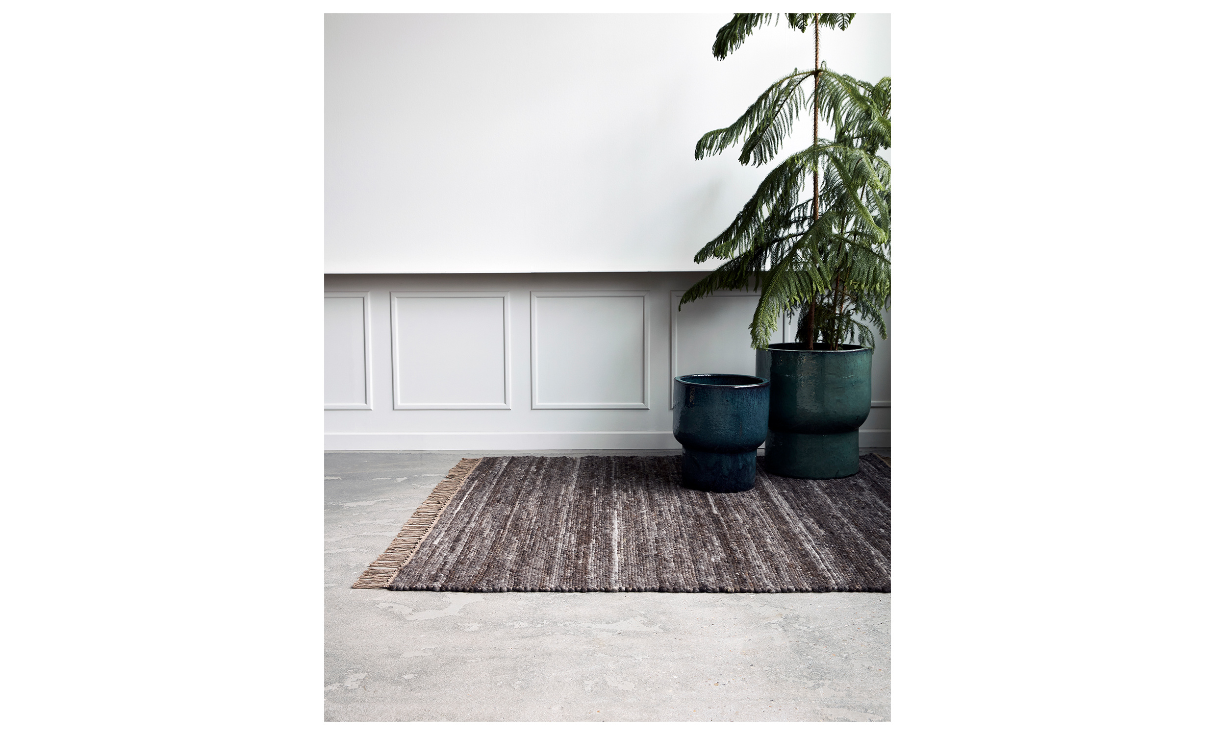 HAFI Matta 180x180 Brun