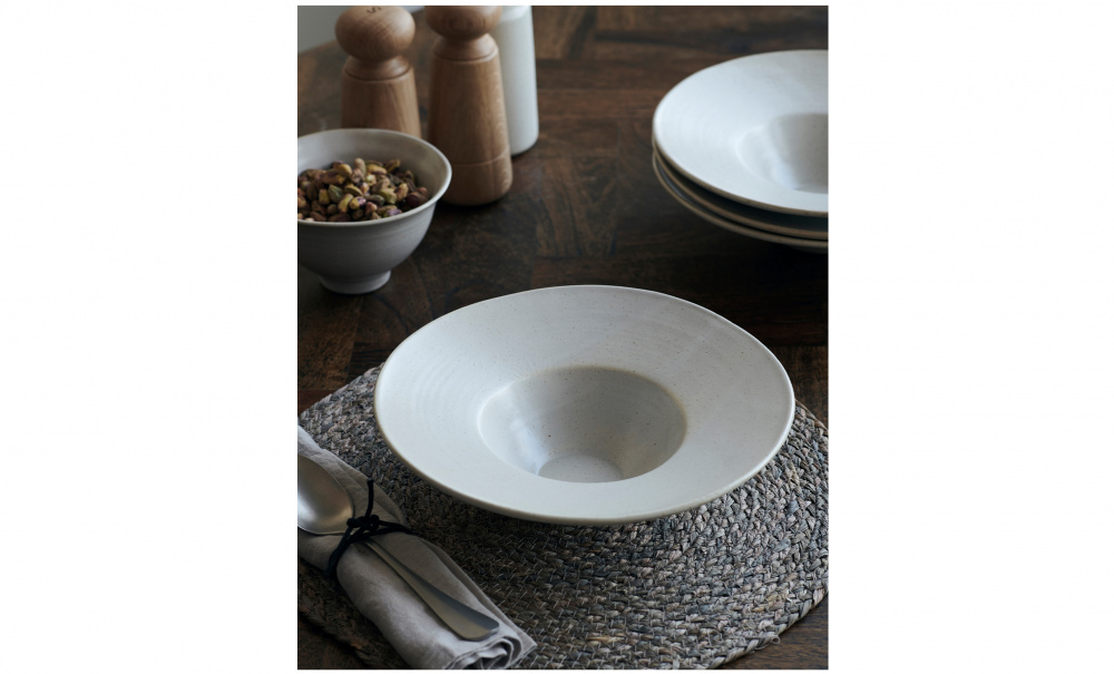 PION Pastatallrik 25 cm Gr/Vit i gruppen Kk / Dukning & Servering hos SoffaDirekt.se (206260106)
