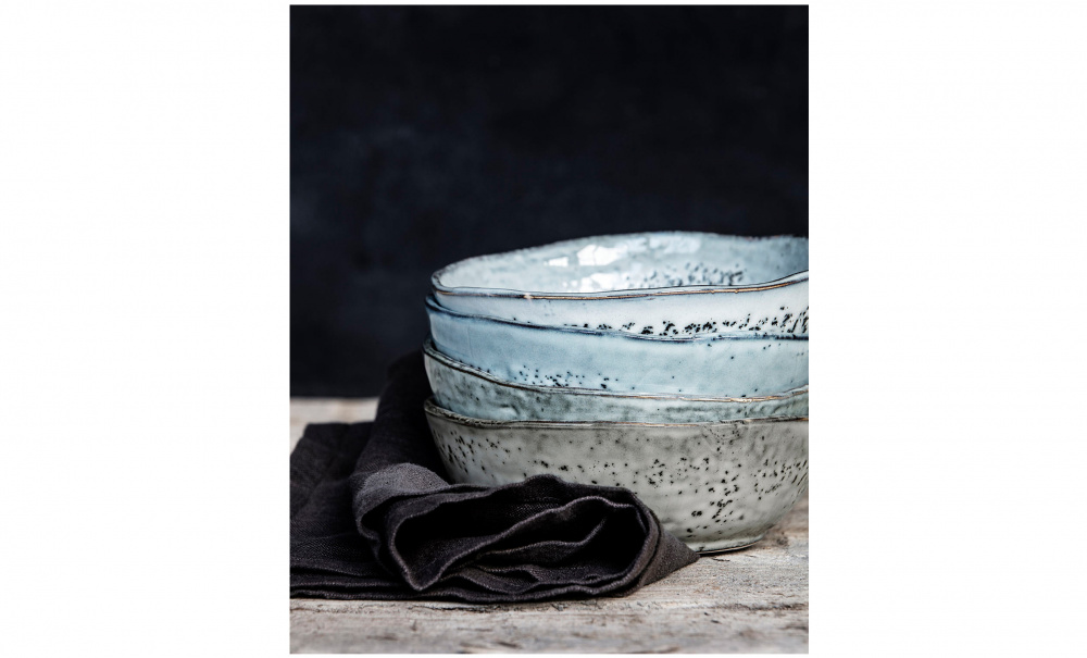 RUSTIC Skl 14 cm Gr/Bl i gruppen Kk / Dukning & Servering hos SoffaDirekt.se (206260811)