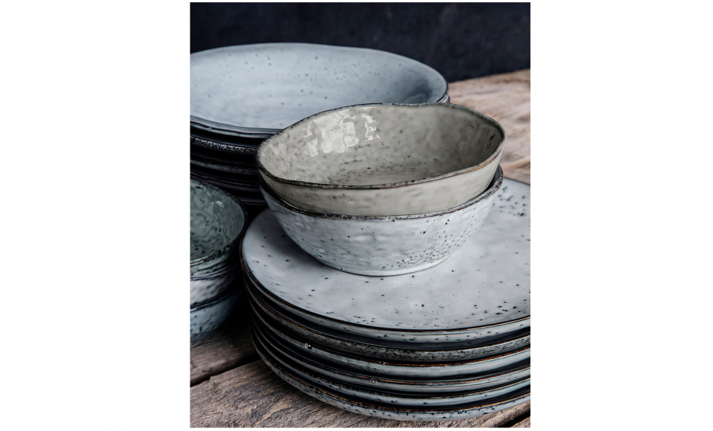 RUSTIC Skl 14 cm Gr/Bl i gruppen Kk / Dukning & Servering hos SoffaDirekt.se (206260811)
