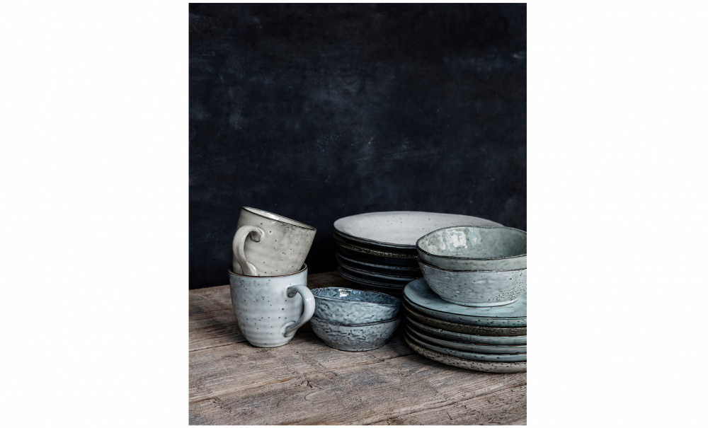 RUSTIC Skl 14 cm Gr/Bl i gruppen Kk / Dukning & Servering hos SoffaDirekt.se (206260811)