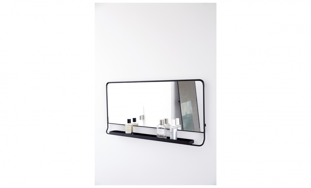 CHIC Spegel 80 x 40 Svart i gruppen Dekoration / Speglar hos SoffaDirekt.se (207290801)