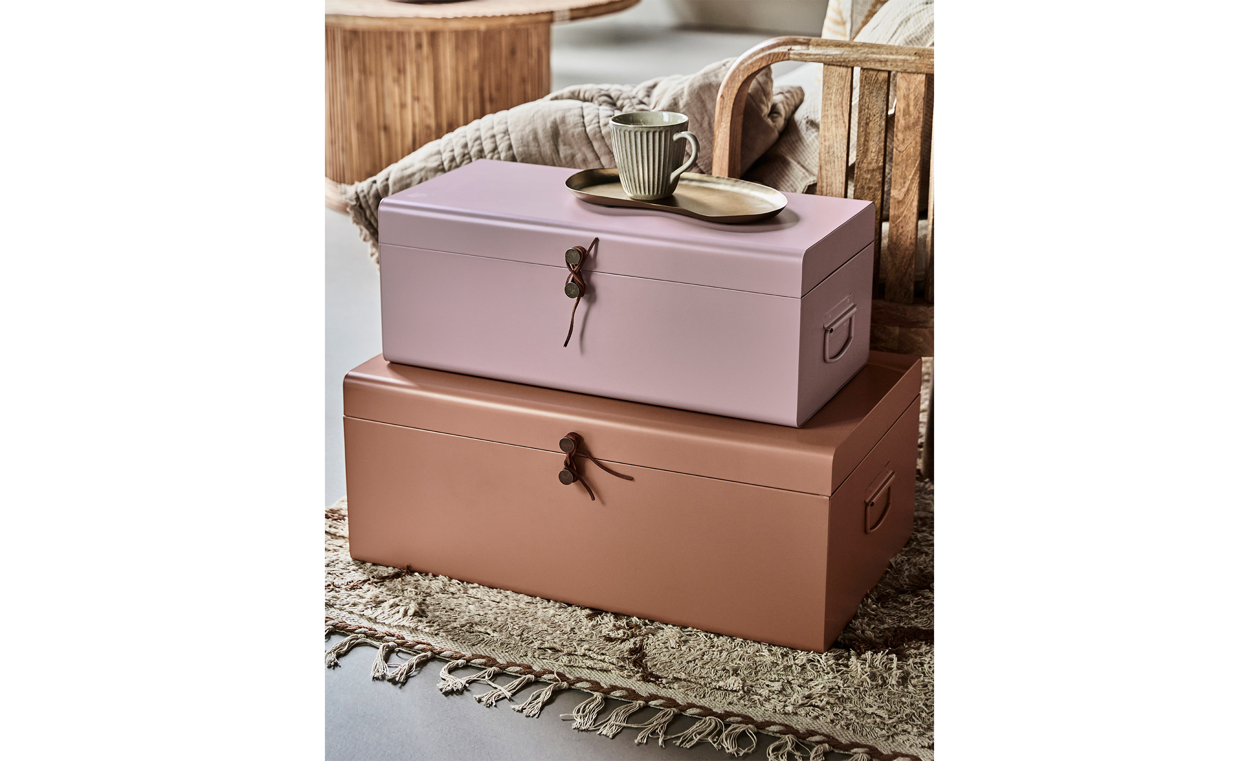 METAL Frvaring 2-pack Beige/Rosa