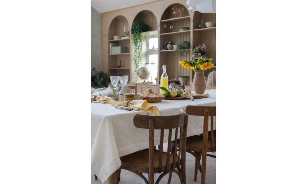 Bild nr 2 (SAGA Duk 140x300 Offwhite)