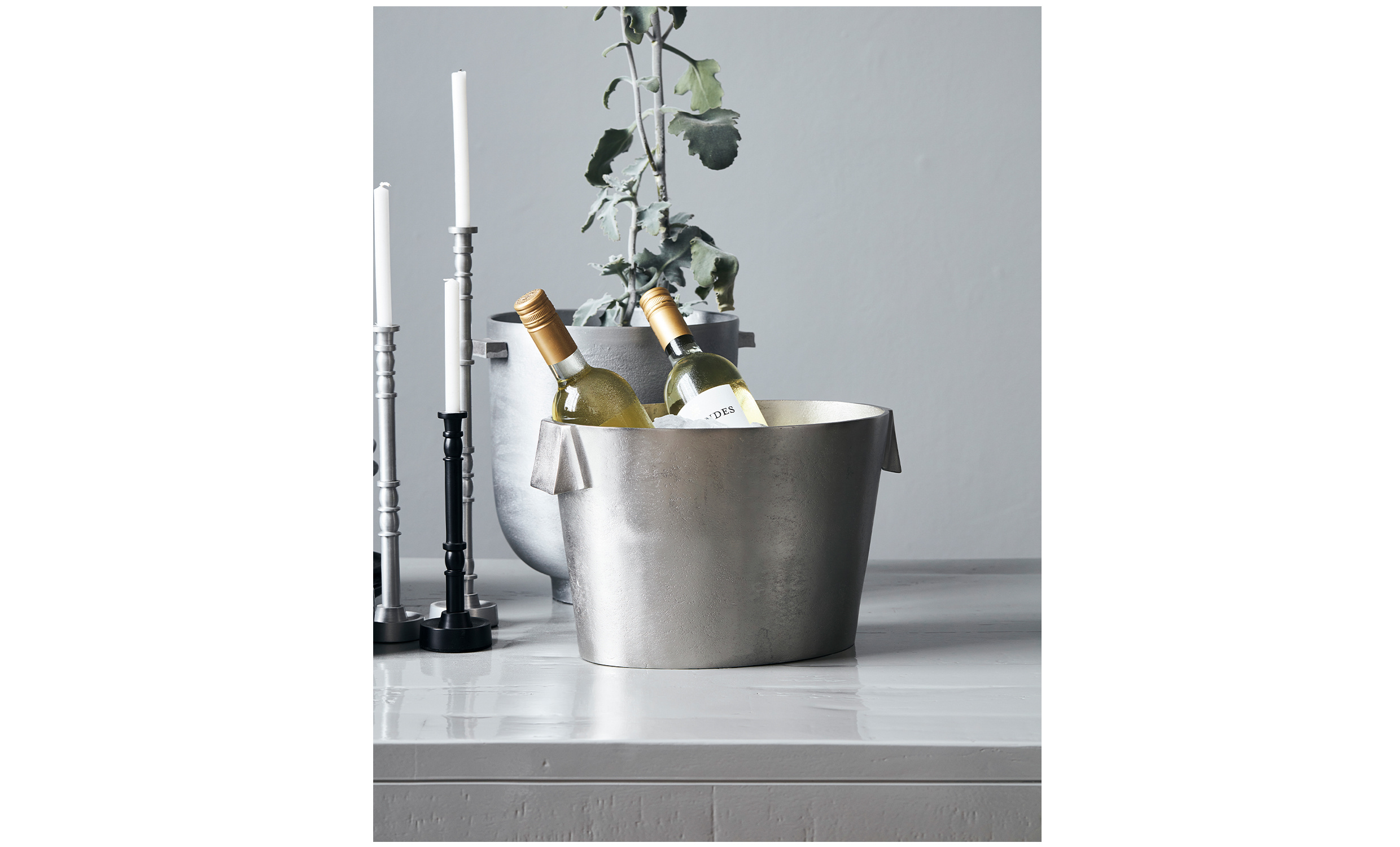 BUCK Vinkylare Borstat Silver