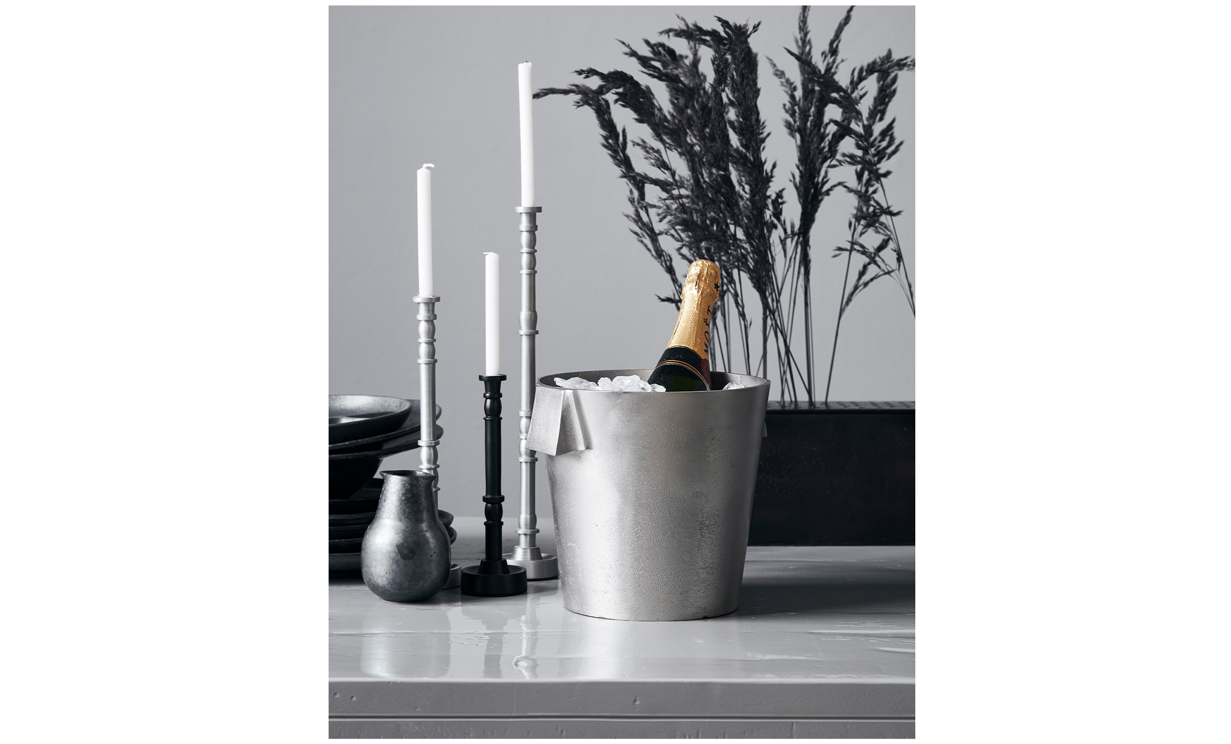 BUCK Vinkylare Borstat Silver