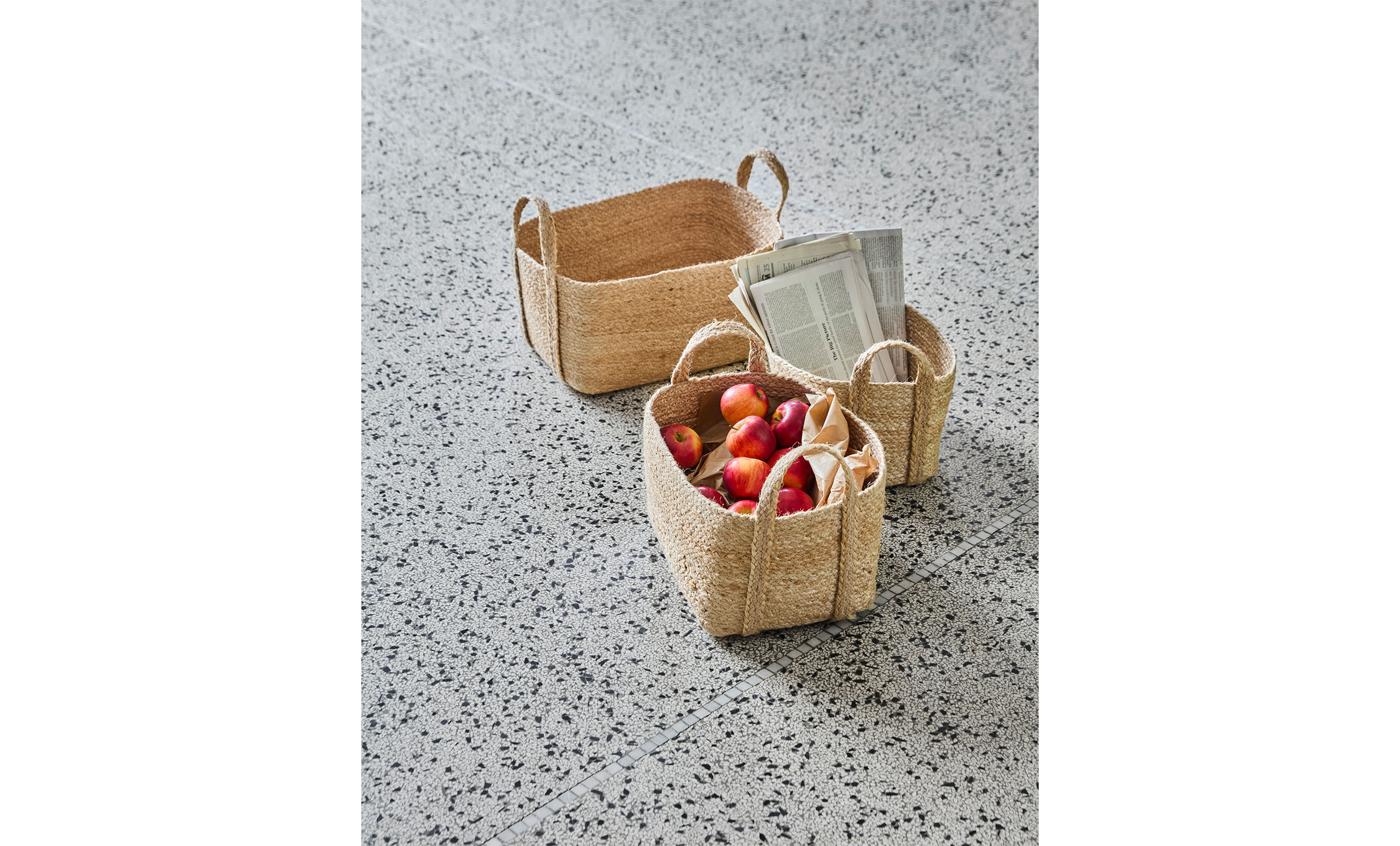 STELLA F�rvaringskorg 3-set Natur