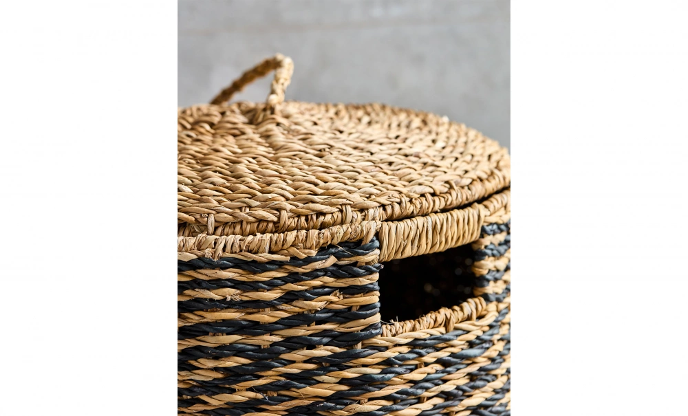 Bild nr 5 (CESTO Tv�ttkorg 2-set Natur/Svart)