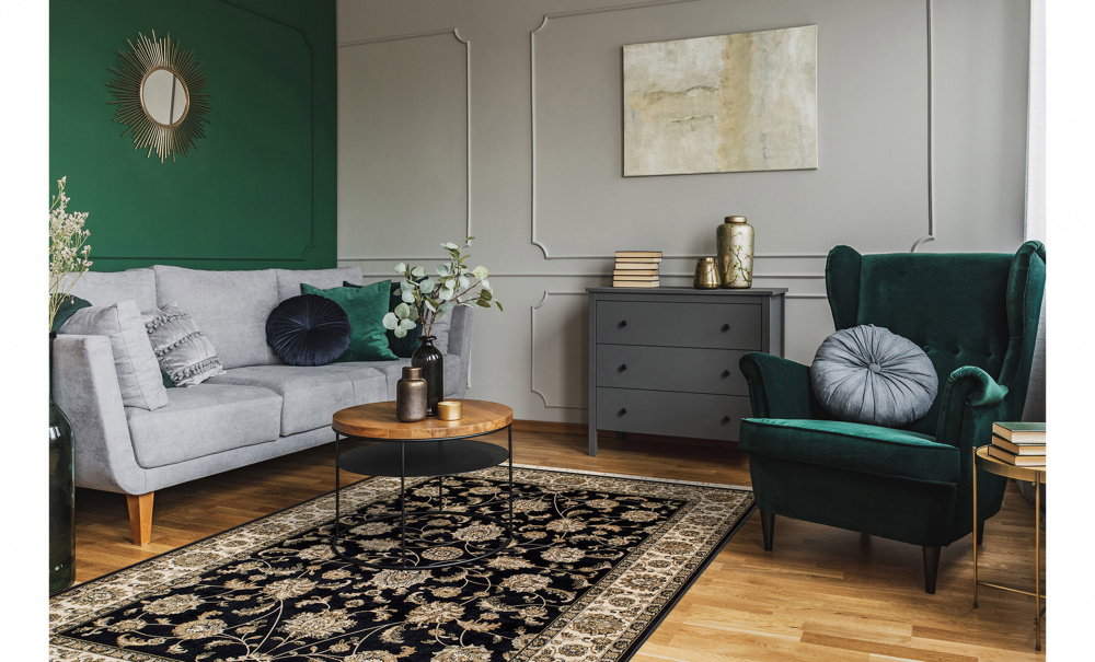 TERRY Bidjar 300x400 Svart i gruppen Mattor & Textil / Mattor hos SoffaDirekt.se (21702)
