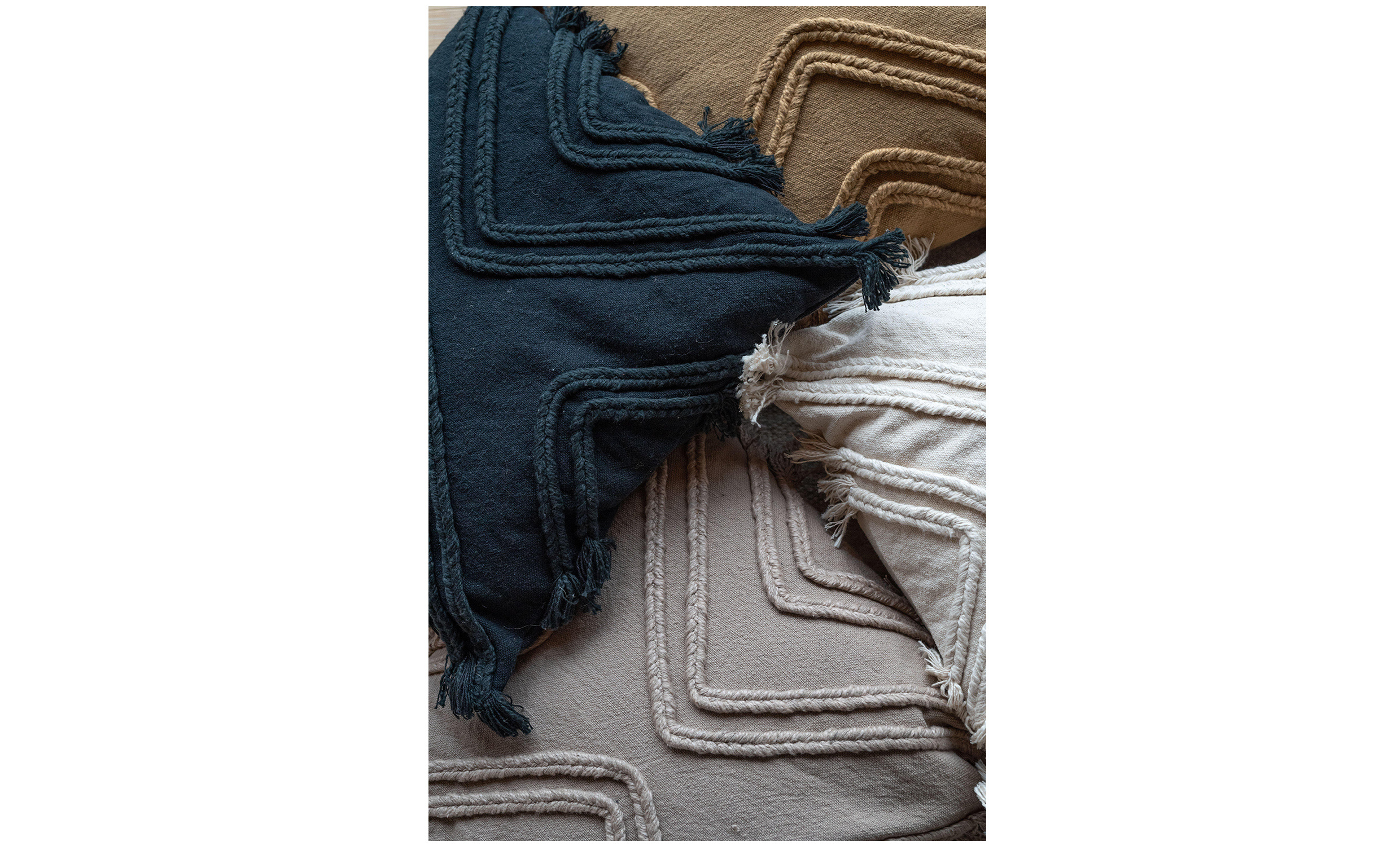 RUNE Kuddfodral 48X48 Sand