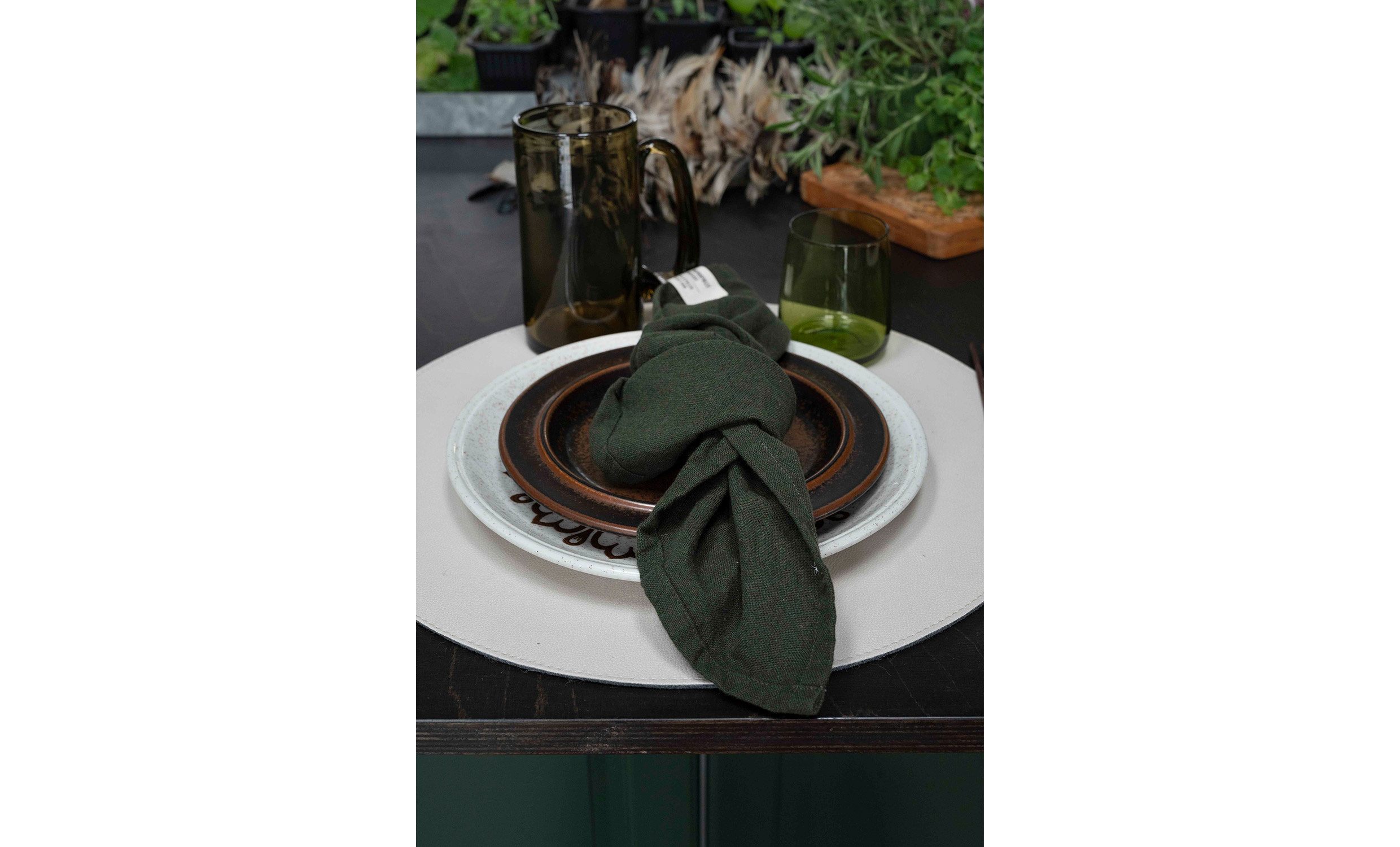 VIDA Servett 45x45 Grn