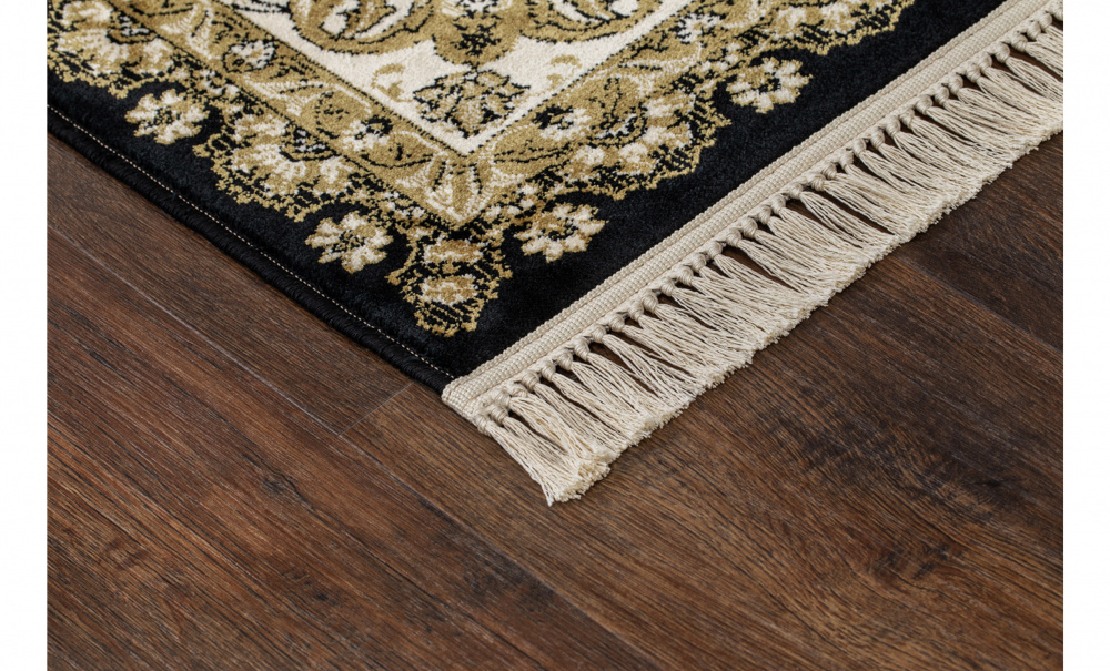 TERRY Medallion 240x330 Svart i gruppen Mattor & Textil / Mattor / Orientaliska Mattor hos SoffaDirekt.se (22020)