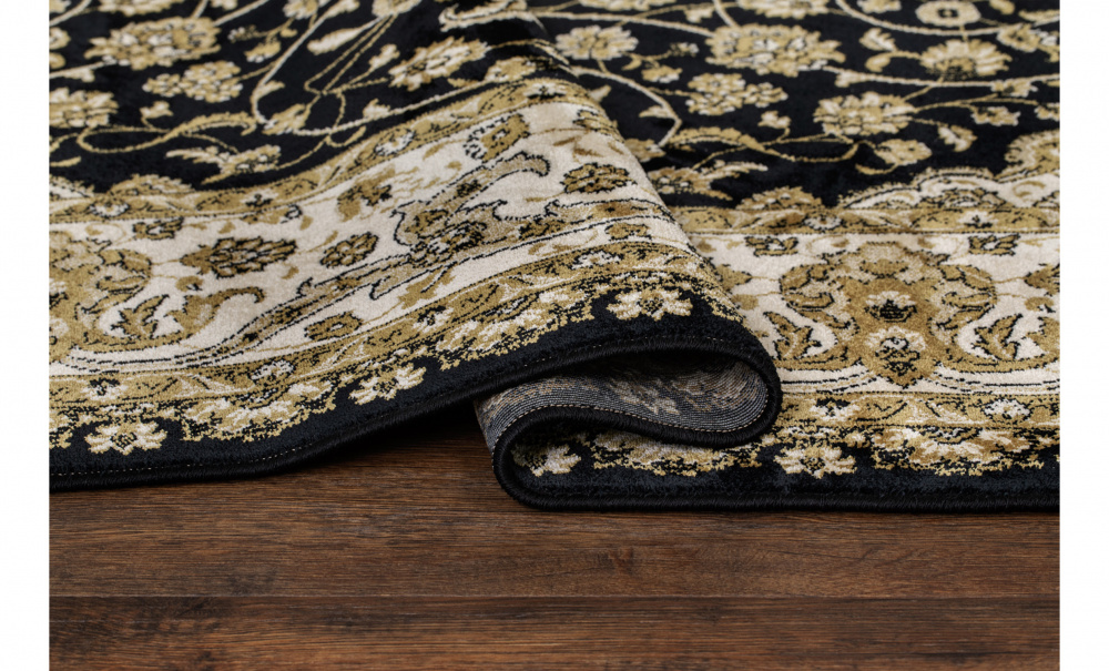 TERRY Medallion 240x330 Svart i gruppen Mattor & Textil / Mattor / Orientaliska Mattor hos SoffaDirekt.se (22020)
