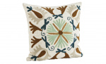 Byt till bild nr 1 (SUZANI Kuddfodral Offwhite/Grn)