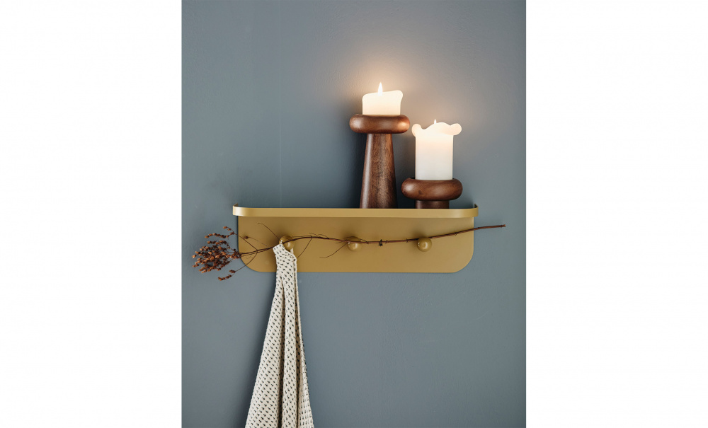 BAWE Ljusstake L Natur i gruppen Dekoration / Ljusstakar och Lyktor hos SoffaDirekt.se (2274)