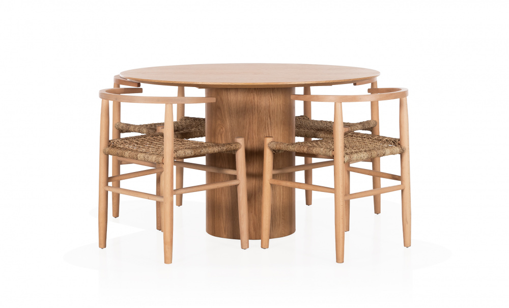SKYLA/MONDO Matgrupp 4 Stolar Natur i gruppen Matplats / Bord / Matgrupper / Matgrupp 4 stolar hos SoffaDirekt.se (2278DT-XN1767-NAT-4)